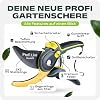 halmland Extra Sharp Secateurs for Branches up to 20 mm Pruning Shears Rose Shears with Hardened Steel Blade Non-Stick Coating Adjustable for Large & Small Hands Pruning Shears Flower Shears