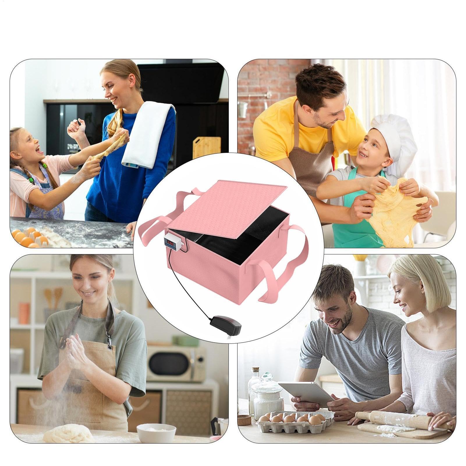 Scatola Di Riscaldamento A Prova Di Pane- 220 V Box Di Fermentazione 'impasto | Riscaldatore Di Avviamento A Lievitazione Naturale Da Pulire, Contenitore A Prova Di Pasta, Contenitore Di Fermentaz