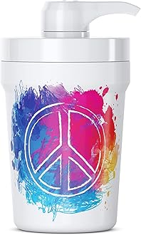 Portable Hand Sanitizer Dispenser for Car Cup Holders (Peace Out)