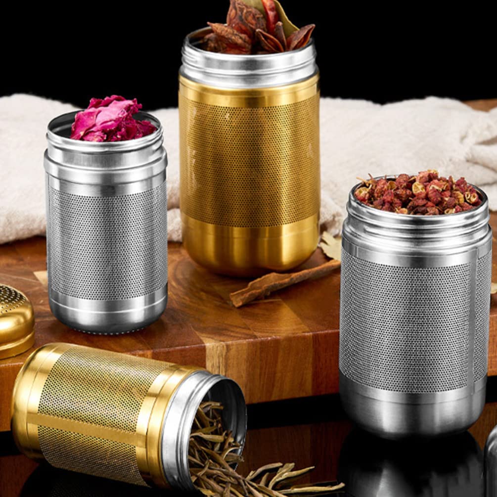 Filtre à Thé, Forme de Cœur 5.51X1.57 Pouces, Infuseurs de Thé en Acier Inoxydable, pour Boire la Maison de Thé
