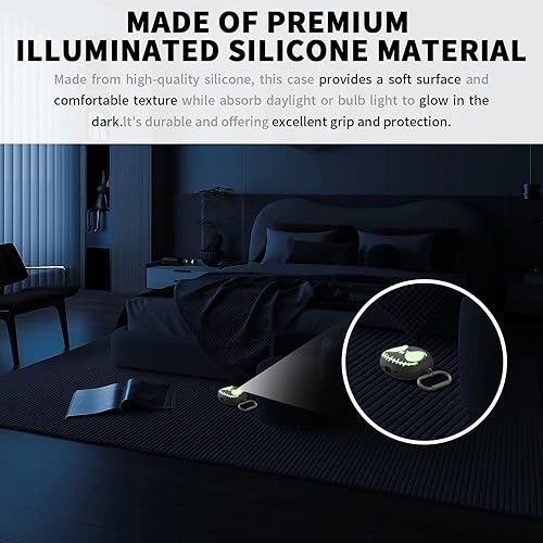 Miniatura 7 de Funda de dibujos animados de anime para Airpods 4 con llavero y kit de limpieza, dibujos animados 3D Kawaii divertida silicona suave que brilla en