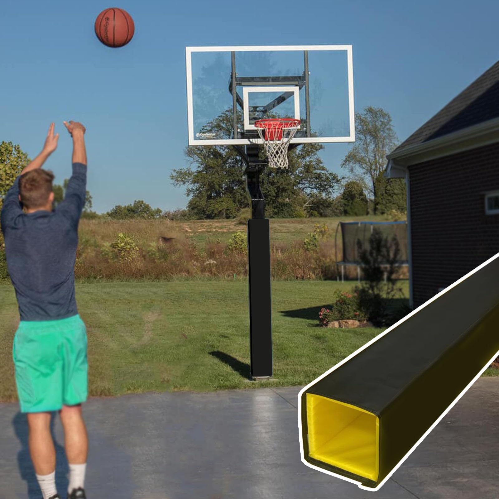 Coussinet de rechange en mousse pour la sécurité des joueurs de basket-ball