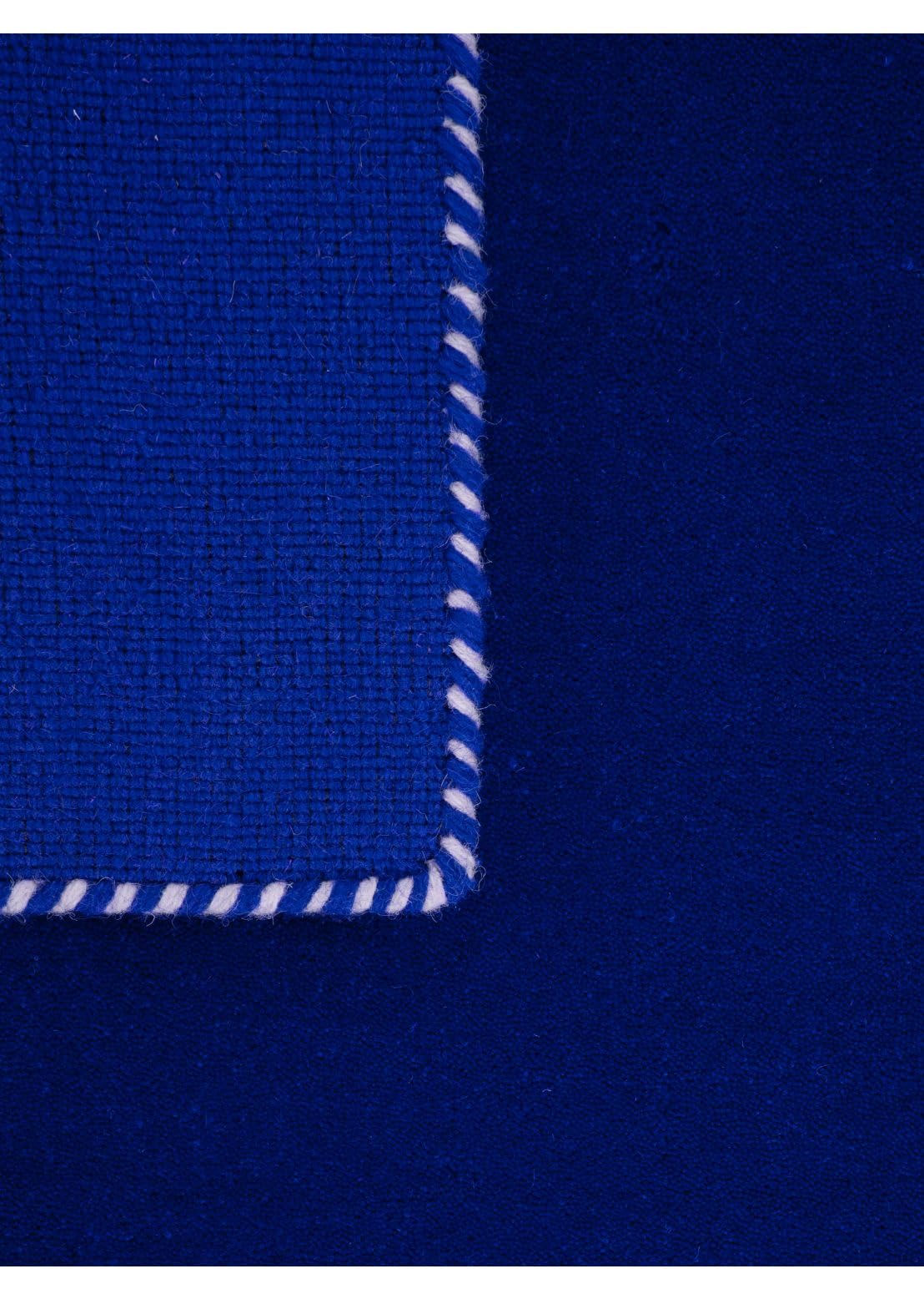 carpetfine Petit Tapis de Laine Gabbeh Lola Bleu 60x90 cm | Tapis Moderne pour Le Salon et la Chambre à Coucher