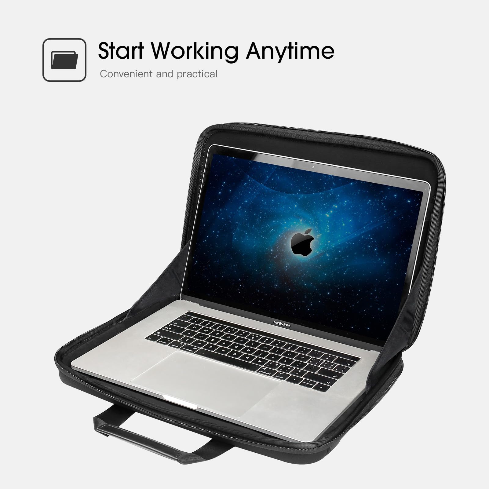 Smatree 14 Zoll Laptop Aktentasche, Hartschalen Umhängetasche Koffer für HP EliteBook 14 Zoll/Huawei MateBook 14'' / Lenovo IdeaPad 14'' / ASUS VivoBook 14'' und Andere 14 '' Laptops