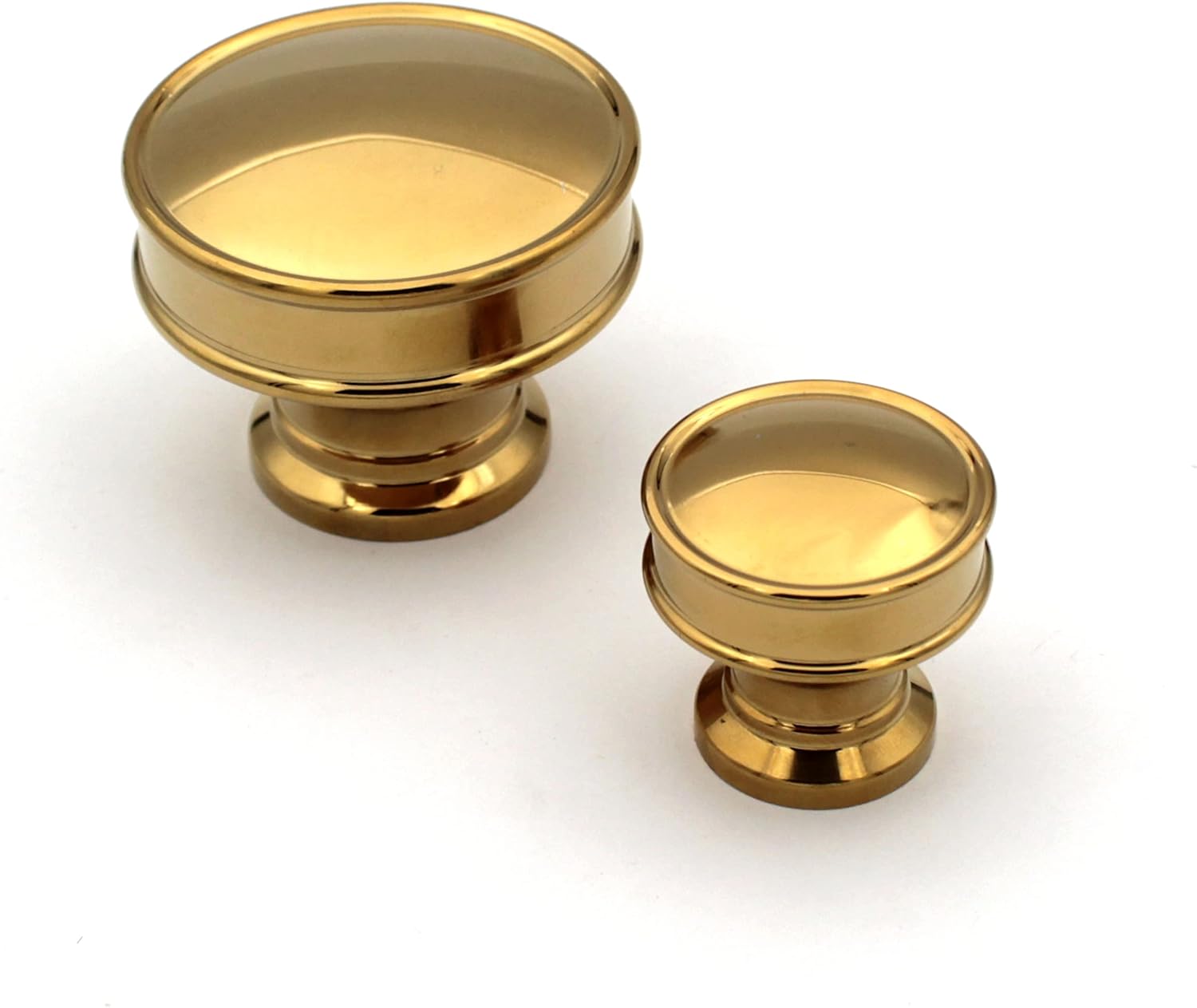 Luxury Golden Unique Cabinet Pulls Knobs Handles - 1 Piece (Large)