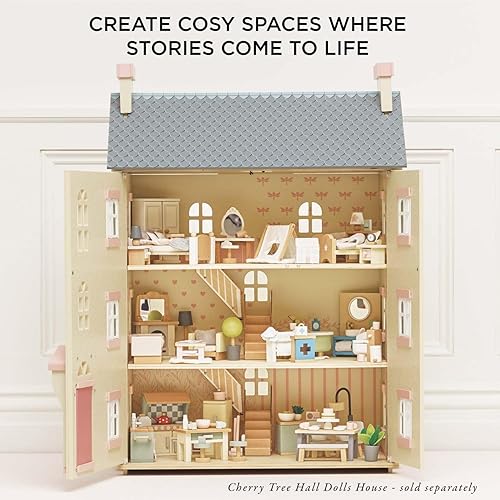 Miniatura 6 de Le Toy Van Dollhouse - Muebles para muñecas y Accesorios, Baño Sugar Plum