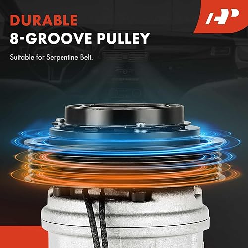 Miniatura 6 de A-Premium Compresor de aire acondicionado con embrague compatible con Ford F-150, Expedition, E-150 Econoline, E-250 Econoline, E-350 Econoline,