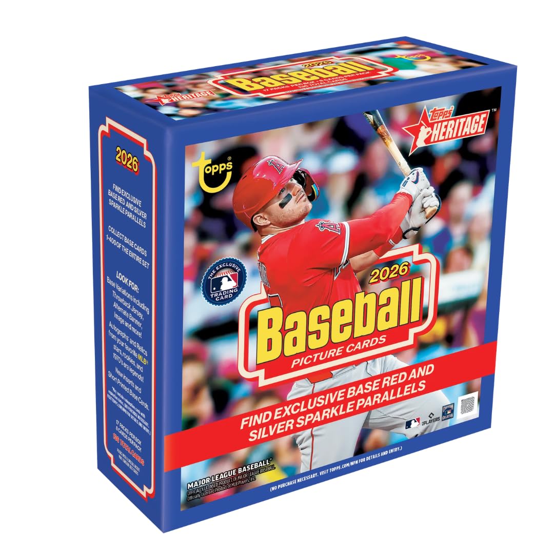 Amazon.com: 2026 Topps Heritage Baseball - Mega Box - Factory