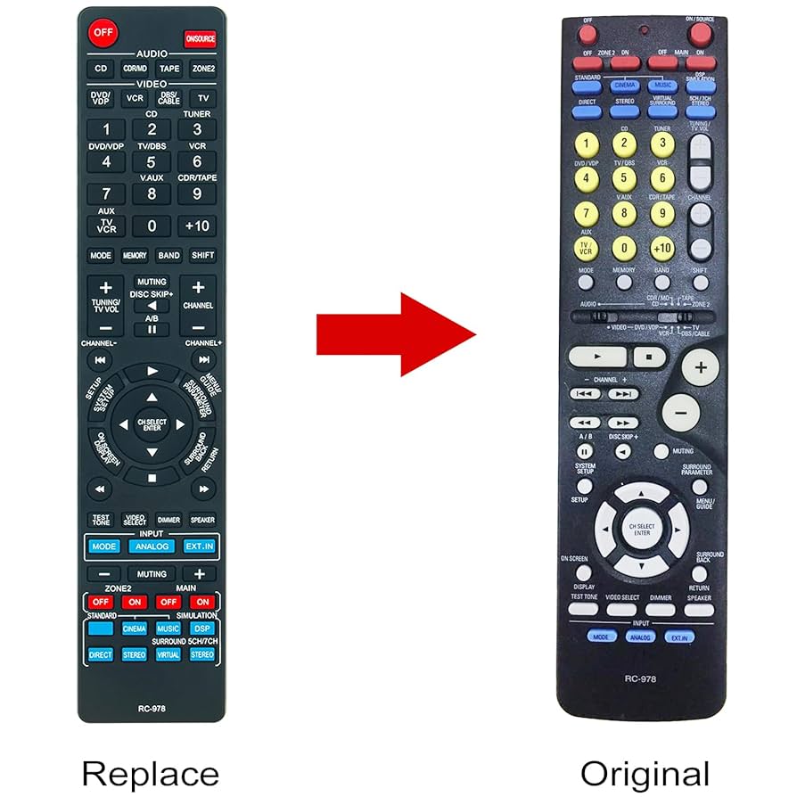 Amazon.com: RC-978 Replacement Remote Control Applicable for
