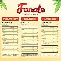 Vista 65 de Fanale Perlas de Boba Reventadoras de Fresa y Mango, Veganas, Sin OMG, Sin Gluten, Sin Grasa, Perfectas para Té de Burbujas, Batidos, Helados