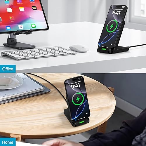 Miniatura 7 de Cargador inalámbrico Samsung Soporte de carga rápida para Galaxy S25 Ultra S25 S24 FE S24 Plus S23 Ultra, estación de carga inalámbrica Android de