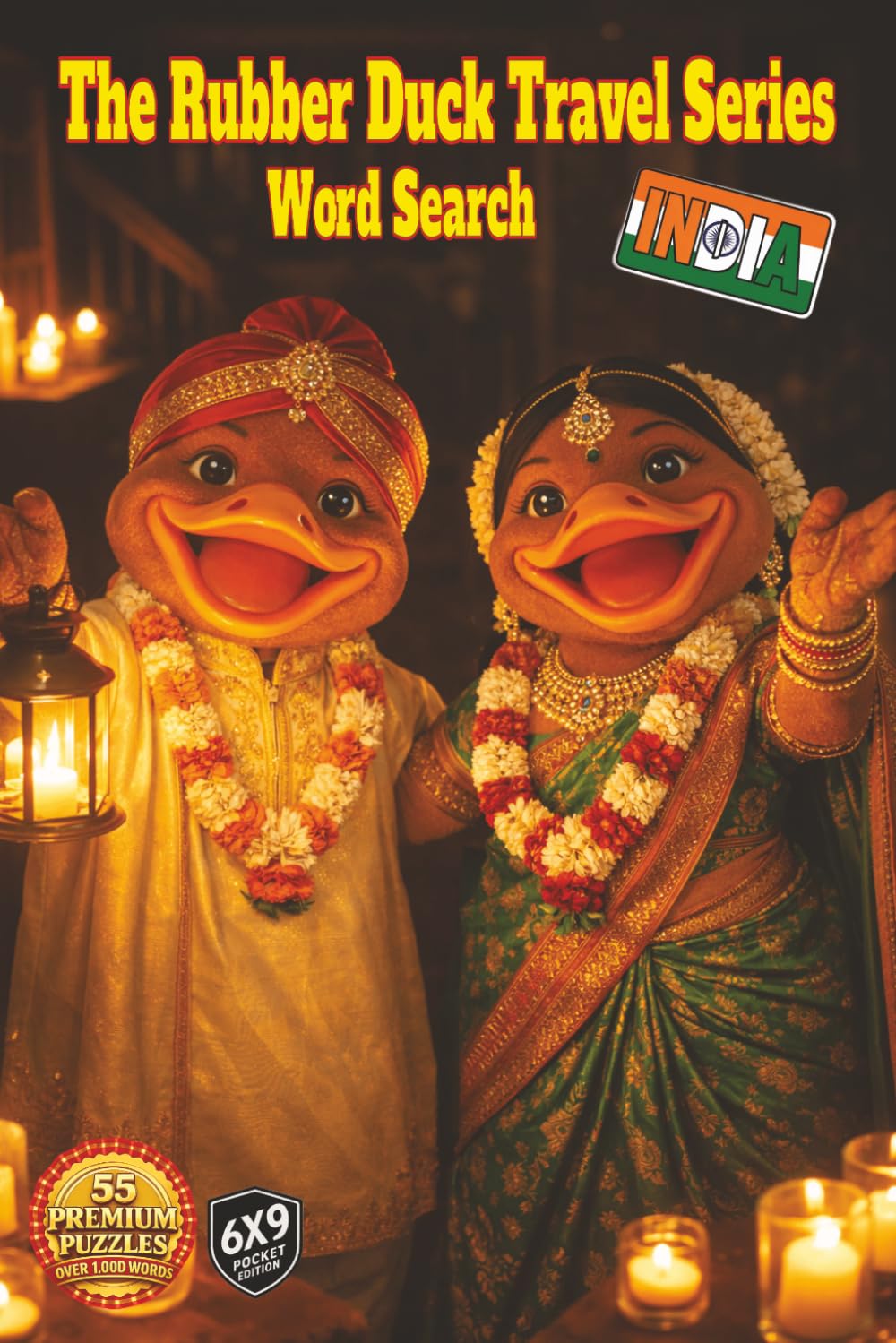 The Rubber Duck Travel Series: India: Discover the Spirit of India through iconic landmarks, bold flavors, ancient temples, and the Diwali Festival of Lights in 55 word puzzles and over 1,000 words