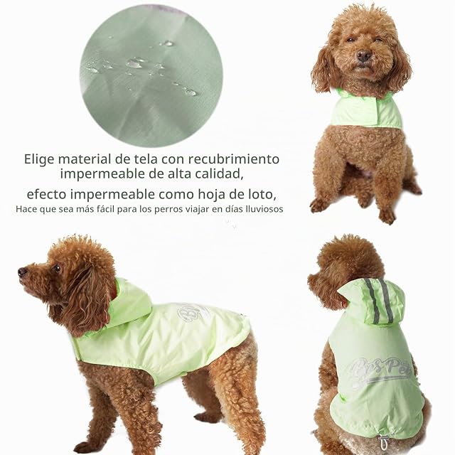 Foto 3 de 5 de BPS Chubasqueros Impermeables para Mascotas Perros