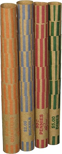 Royal Sovereign Surtido de envoltorios preformados para monedas, 216 unidades (RSW-216A)