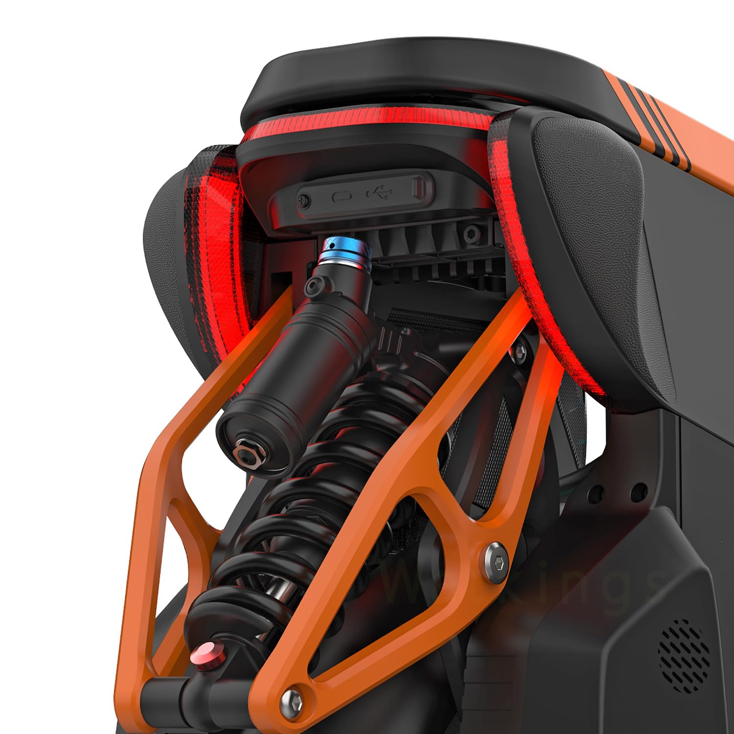 Kingsong KS-S19 Monociclo Eléctrico, Adulto,Negro, Motor 3500W, Autonomía hasta 150km, Limitado a 25km/h, Neumático Hinchable 18", Altavoz y Bluetooth