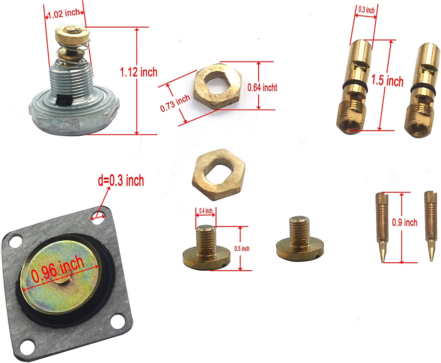 3-200 390-750 Carburetor Rebuild Kit 37-119 Replacement for Ho-lley Vacuum Secondary CFM fit cfm 3906 0750 1841849 1850 3310 6619 6909 8007 9834 80457 80463 80508 80529 RO-AD DEM-ON J-R t-m