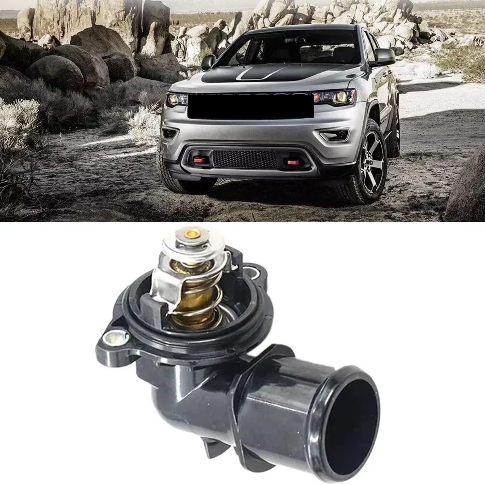 Termostato Per Auto 68253514 68253514AA Compatibile Con Jeep Per Grand Per Cherokee WK 3.0TD CRD 2011 2012 2013 2014 2015 2016 2017 2018 termostato refrigerante