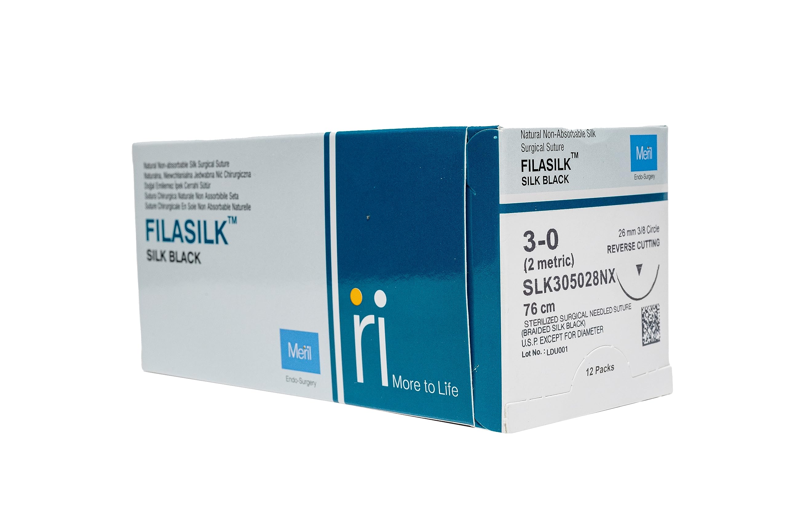 See full amazon price history chart for Meril FILASILK Suture SLK30 5028 | Non- Absorbable Braided | Silk 3-0 Black Suture | 26 mm 3/8 Circle Reverse Cutting Needle | Training Purpose Suture Thread for Residents & Doctors | Pack of 12 Meril FILASILK Suture SLK30 5028 | Non- Absorbable Braided | Silk 3-0 Black Suture | 26 mm 3/8 Circle Reverse Cutting Needle | Training Purpose Suture Thread for Residents & Doctors | Pack of 12 (B09Q8PR761) Amazon Price History, Amazon Price Tracker