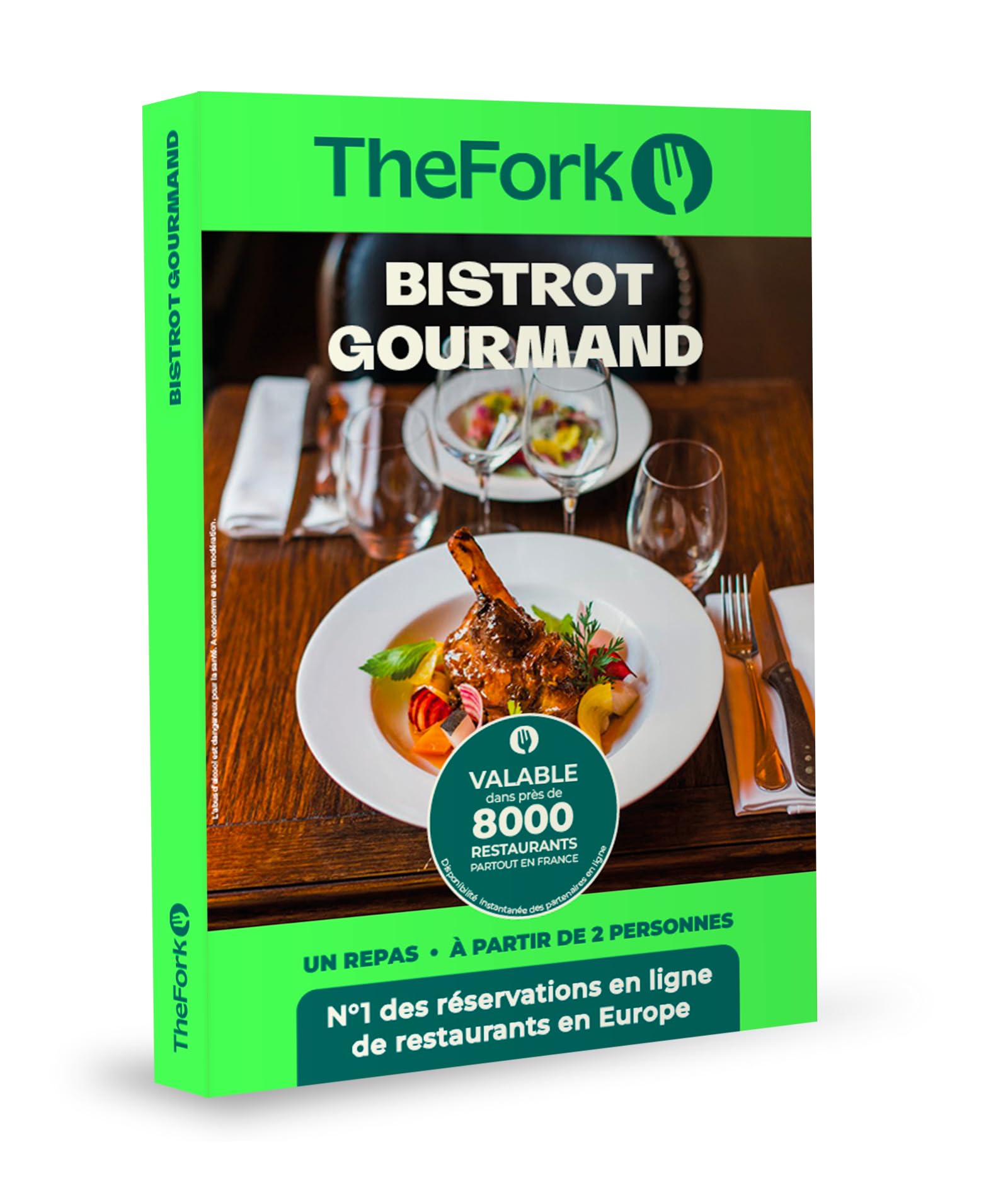 TheFork - Coffret Cadeau - Bistrot Gourmand - Un Repas Seul, à Deux, ou à Plusieurs - Réservation Instantanée dans près de 8000 Restaurants Partout en France