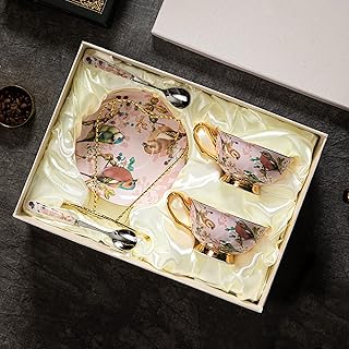 MYMGS Ceramic Tea Set, Vintage Beautiful Tea ...,