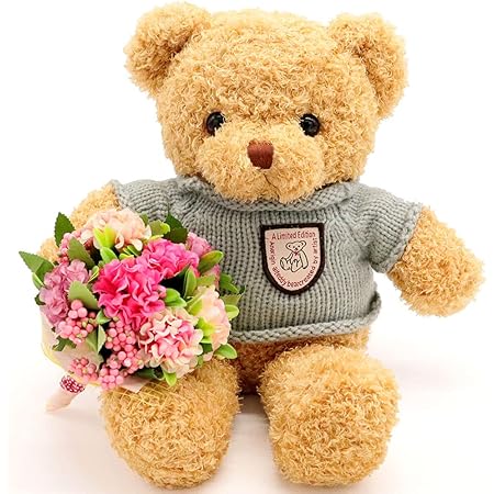 Amazon ぬいぐるみとお花セット 花 誕生日 プレゼント ギフト テディベア 花束 くまちゃんと花束セット くまと花束セット 花束 オンライン通販 Amazon ぬいぐるみとお花セット 花 誕生日 プレゼント ギフト テディベア 花束 くまちゃんと花束セット くまと花束セット 花束 オンライン通販