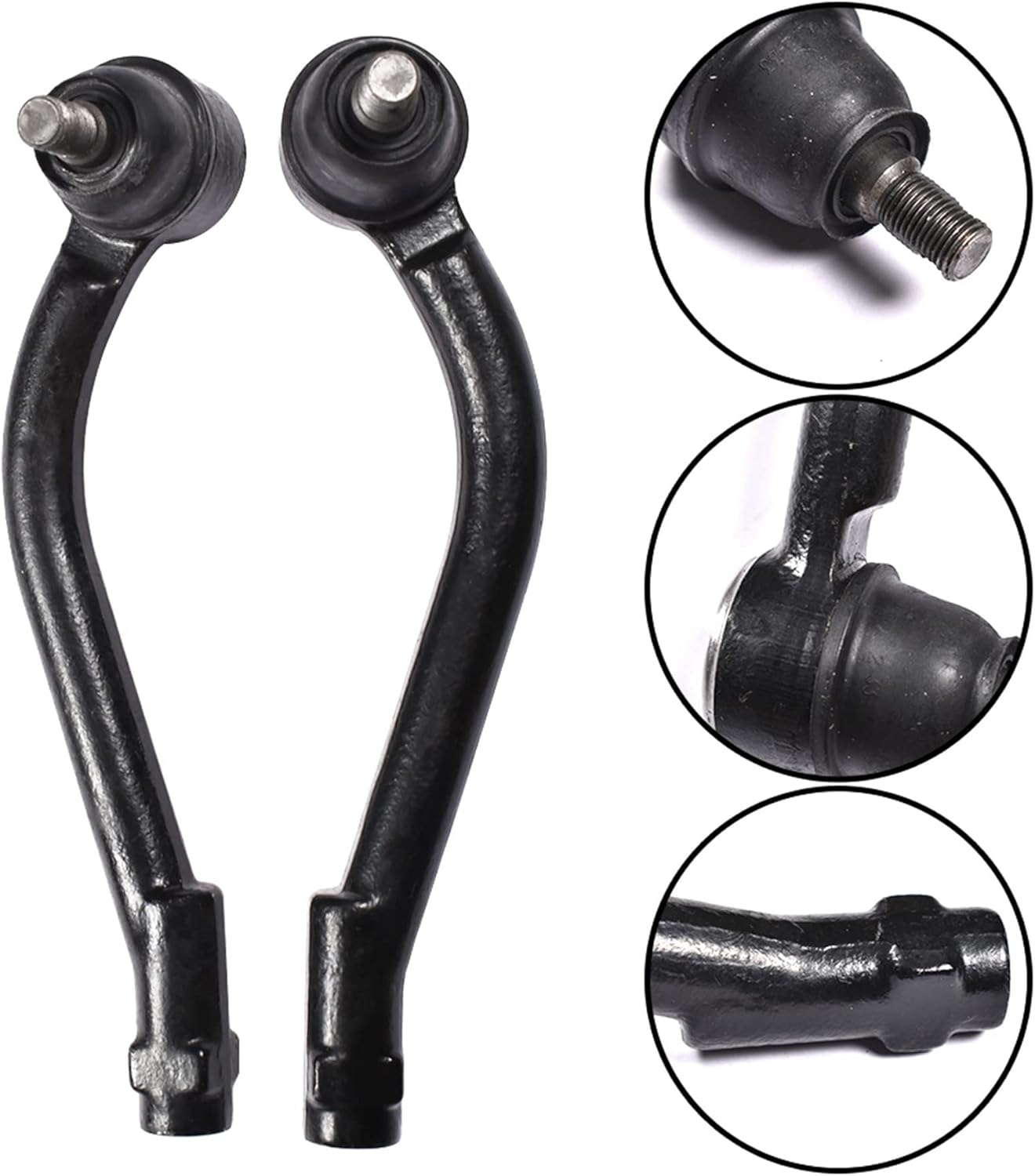 munirater 6-Pack Control Arms with Ball Joint Tie Rods Replacement for S-anta Fe 2007-2012 Replacement for So-rento 2011-2013