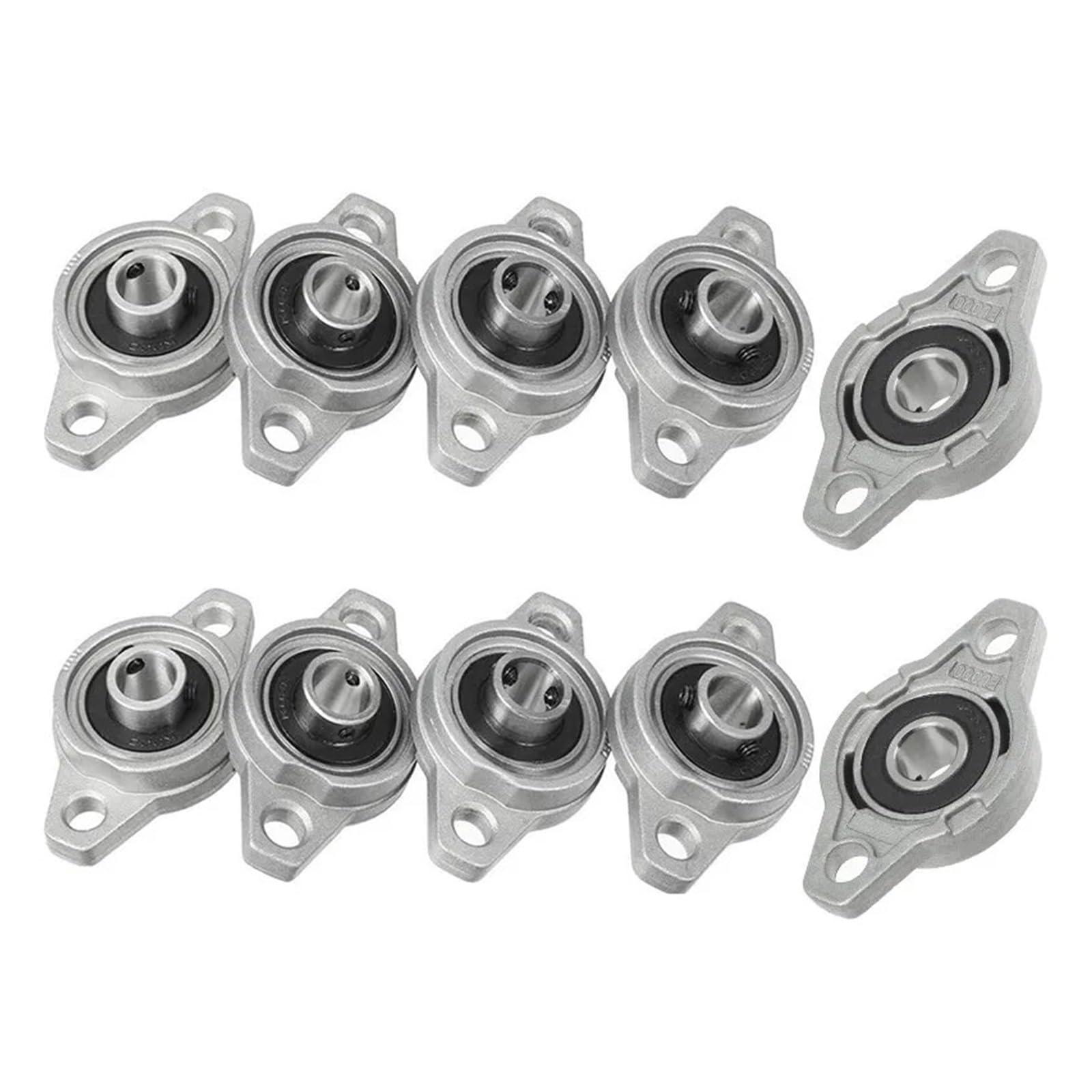 4 Uds KFL08 KFL000 KFL001 KFL002 KFL003 KFL004 KFL005 8 12mm bloque de almohada rodamiento de diamante inserto de aleación de Zinc eje de rodamiento lineal(KFL005 25MM)