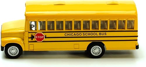 Autobús escolar Escuelas Públicas de Chicago 5 pulgadas Mint Puerta de Apertura Escala 164 Diecast