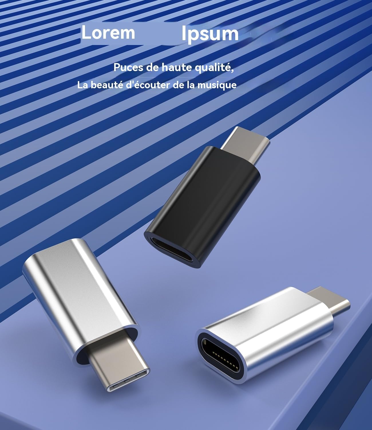 Adattatore Lightning Femmina a USB C Maschio 3 Pack per iPhone 16 15 Apple Ricarica Cavo Tipo C Connettore