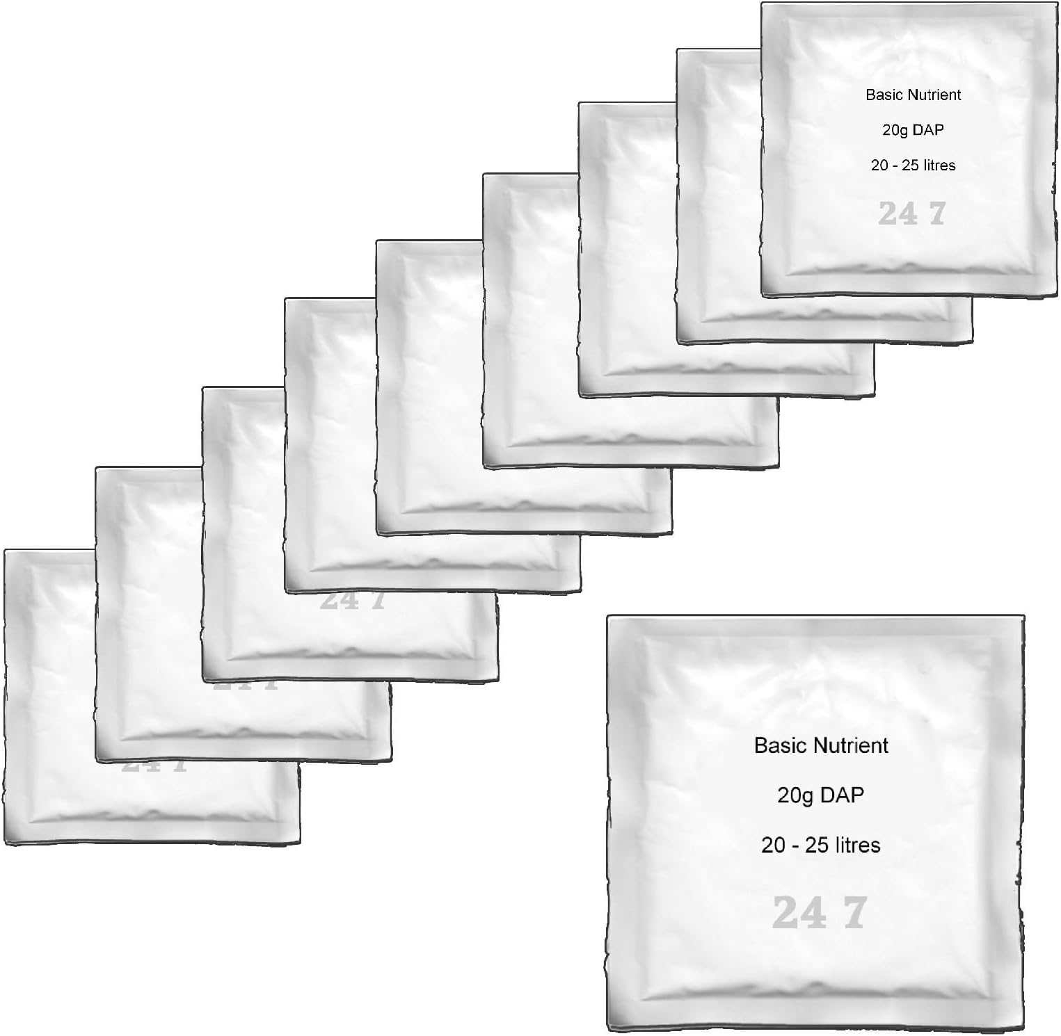 10x Wine Nutrient DAP for 25L 20g Home Brew Wine Mead Cider Diammonium Phosphate