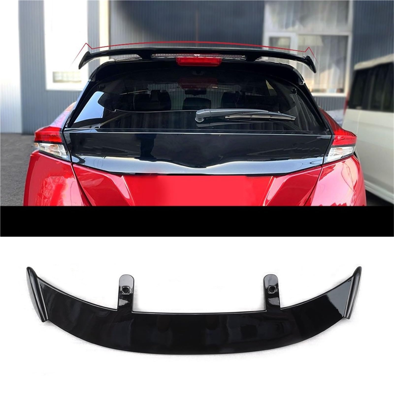 Spojlery tylne Do SUV 130CM Skrzydło spojlera | Samochodów Hatchback Pokrywa Bagażnika Spoiler Skrzydła Uniwersalne Dopasowanie