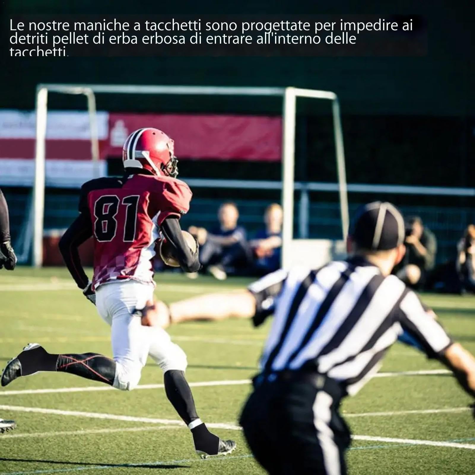 Copritacchetti da calcio, Ghette da calcio antiscivolo ed elastiche, Copritacchetti da calcio, Ghette da calcio, Ghette da calcio antiscivolo che tengono lontana la sabbia