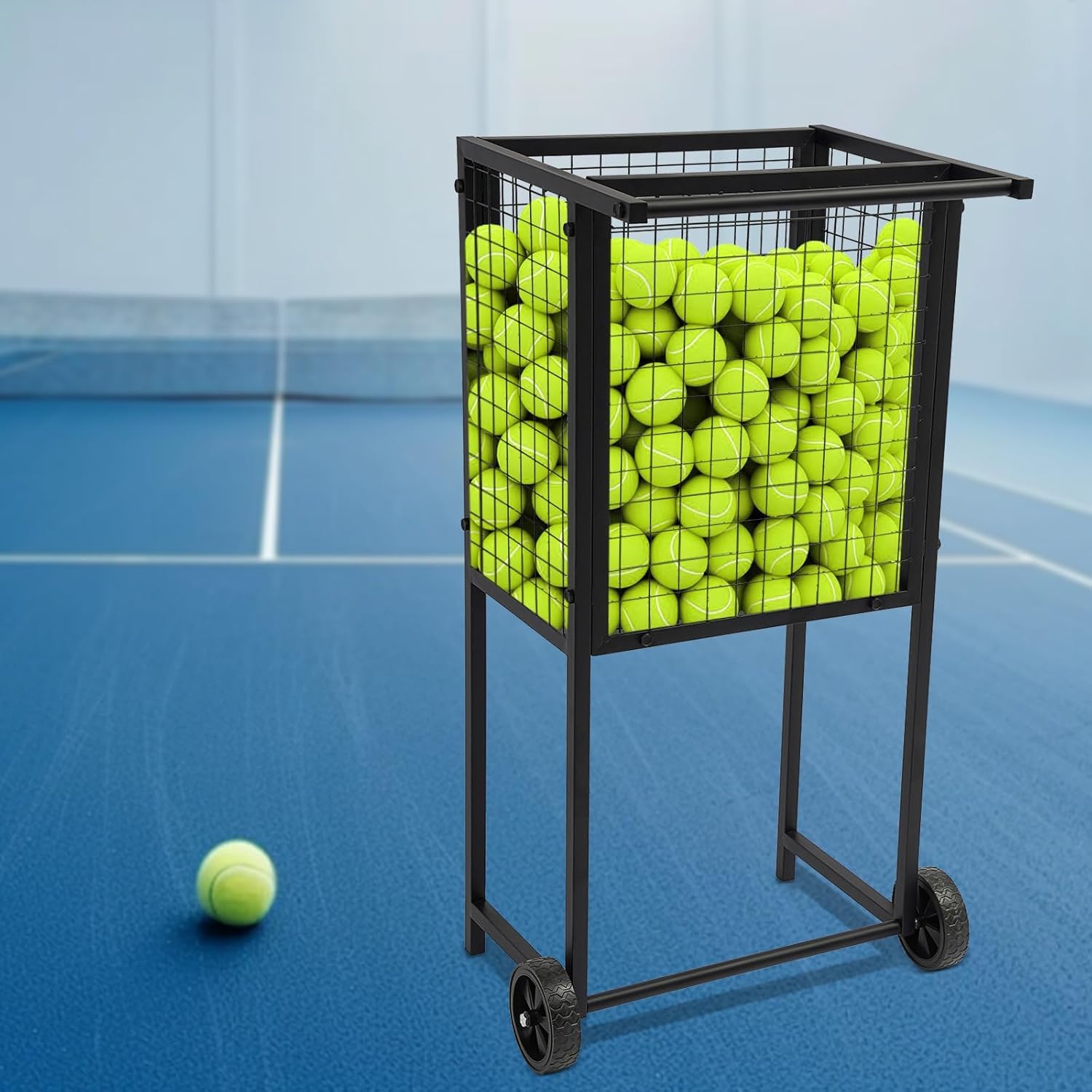 Travel Cart,Portable Compact Design,Sturdy Lightweight Construction,Tennis Ball Cart for Tennis Ball Baseball