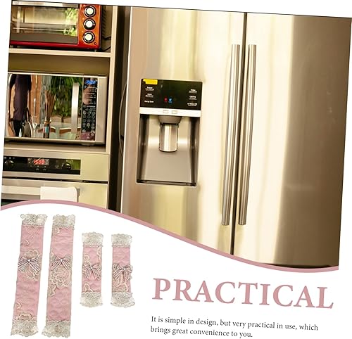 Miniatura 7 de Hemobllo Cubierta para manija de refrigerador de cocina, fundas para manija de lavavajillas, protector de manija de puerta de refrigerador,