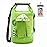 HEETA Dry Bag Waterproof for Women Men, Roll Top Lightweight Dry Storage Bag Backpack with Phone Case for Travel Swimming Boating Kayaking Paddle Board Camping Beach Accessories (Lemon Green, 20L)