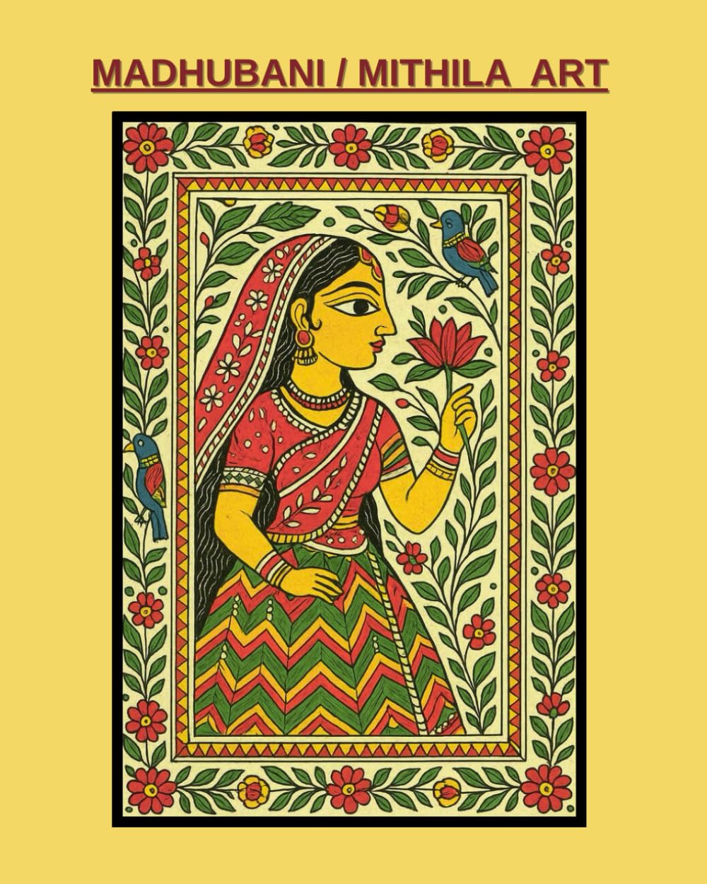 MADHUBANI ART: ACTIVITY BOOK AND LEARN TRADITIONAL ART