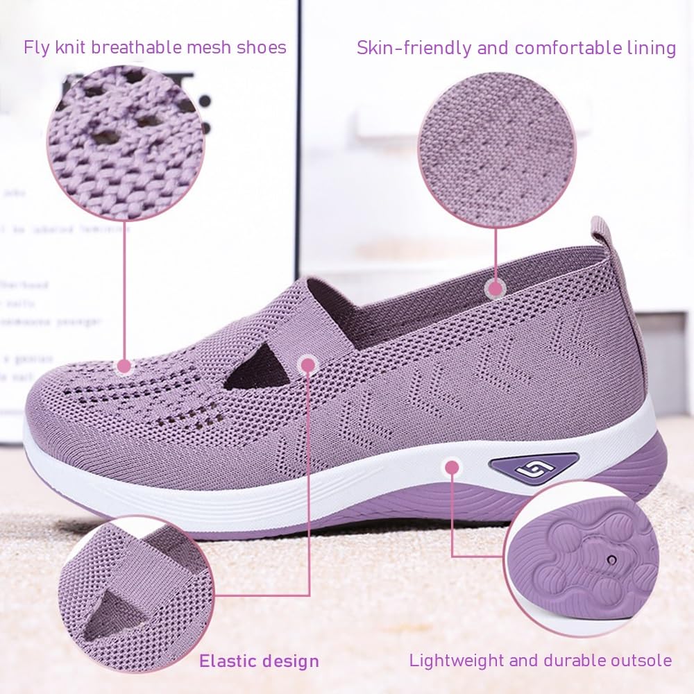 Qixiu Orthopädische Damen Sneaker - Bequem & Stylisch