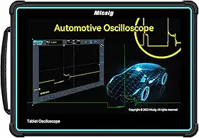 SainSmart Osciloscópio Digital Automotivo para Tablet Micsig, 4 Canais, Tela Sensível Ao Toque de 10,1', Largura de Banda de 100 Mhz, Taxa de Amostragem de 1Gsa/S, Profundidade de Memória de 110 Mpts,