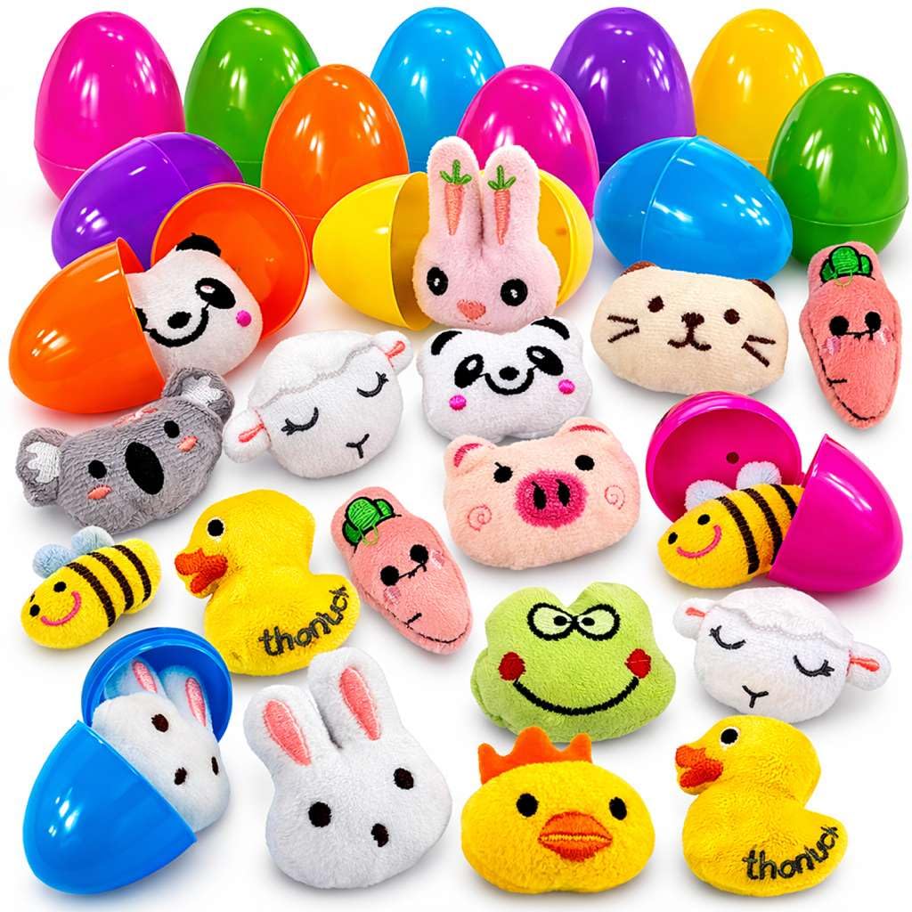 Amazon.com: stargo 36 Pack Colorful Prefilled Easter Eggs bulk