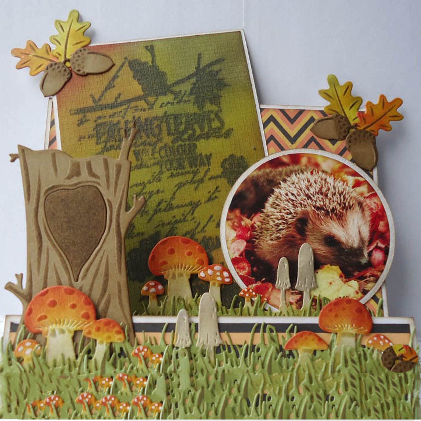 Matrices De Découpe En Métal Champignons, Feuilles - Pour Scrapbooking, Cartes, DIY
