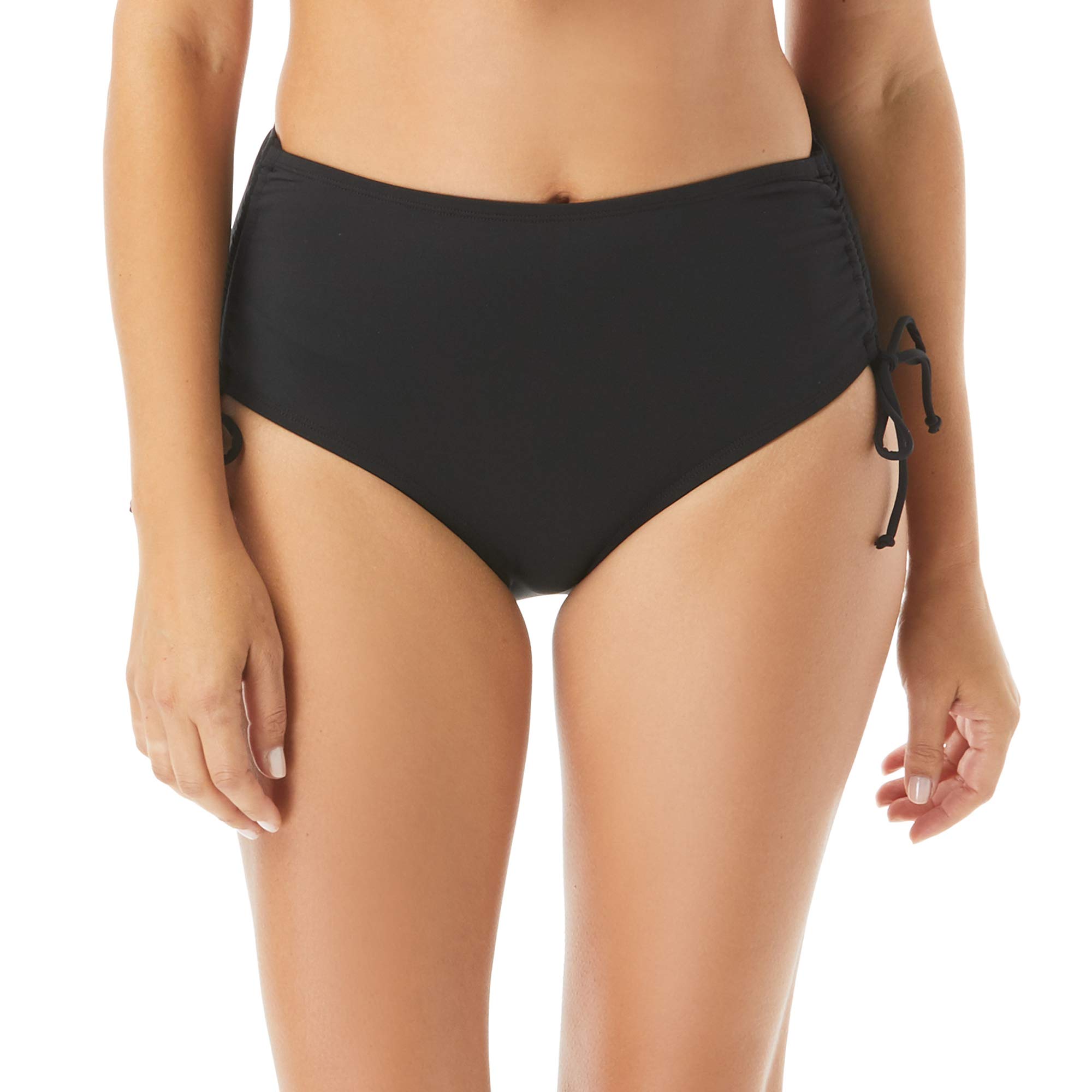 Hayden Side Tie Bikini Swim Bottom — Modest High Waisted Full Coverage Bathing Suit-image-8