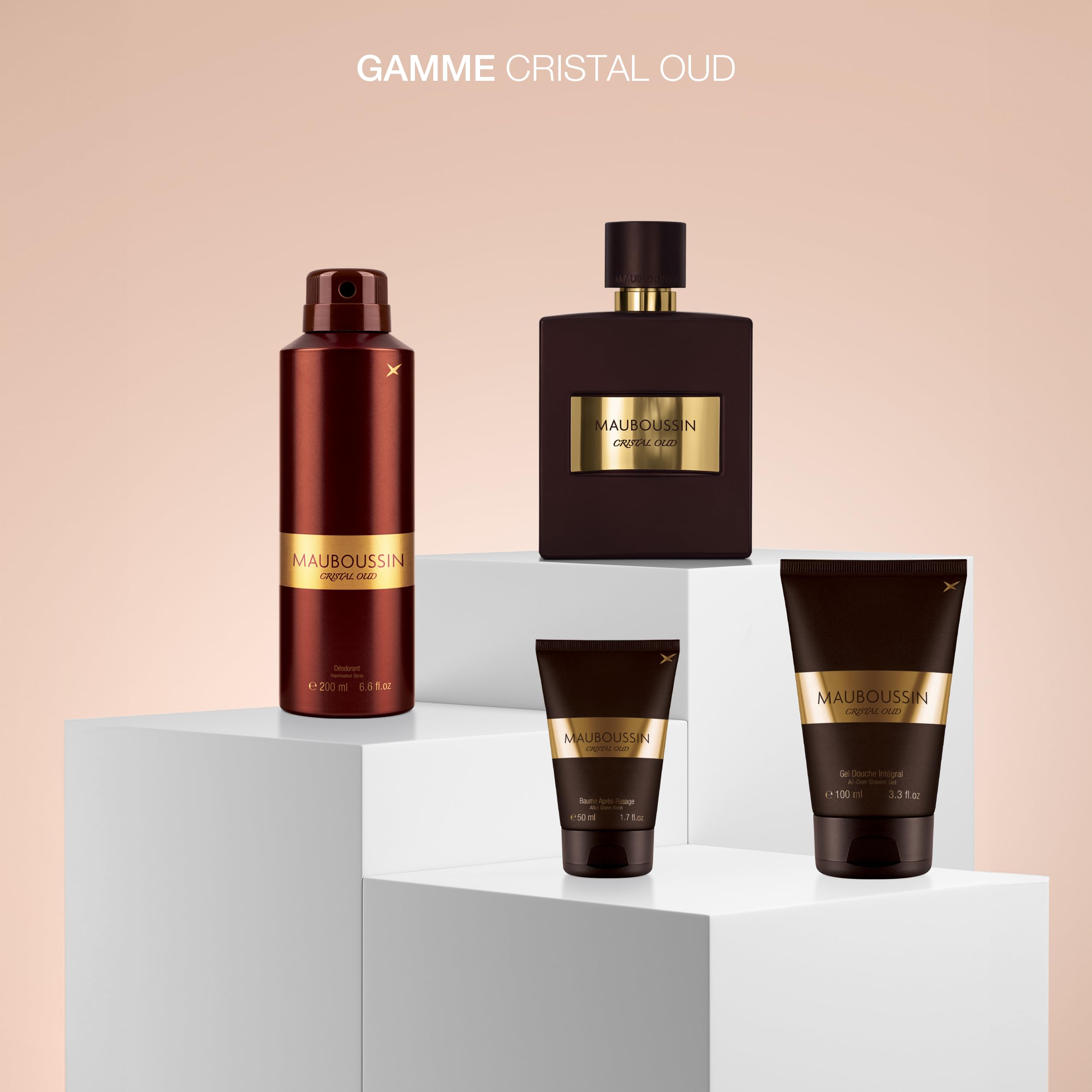Mauboussin - Pour Lui Cristal Oud 100ml + 20ml (Travel Spray) - Eau de Parfum Homme - Senteur Orientale