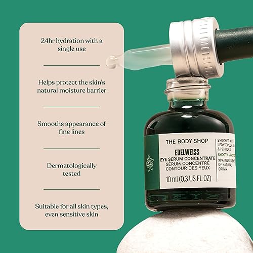Miniatura 5 de The Body Shop Edelweiss Concentrado de Ojos  Suaviza el área debajo de los ojos  Vegano  0.3 fl oz
