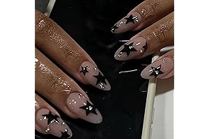 Almond Juneteenth Press on Nails