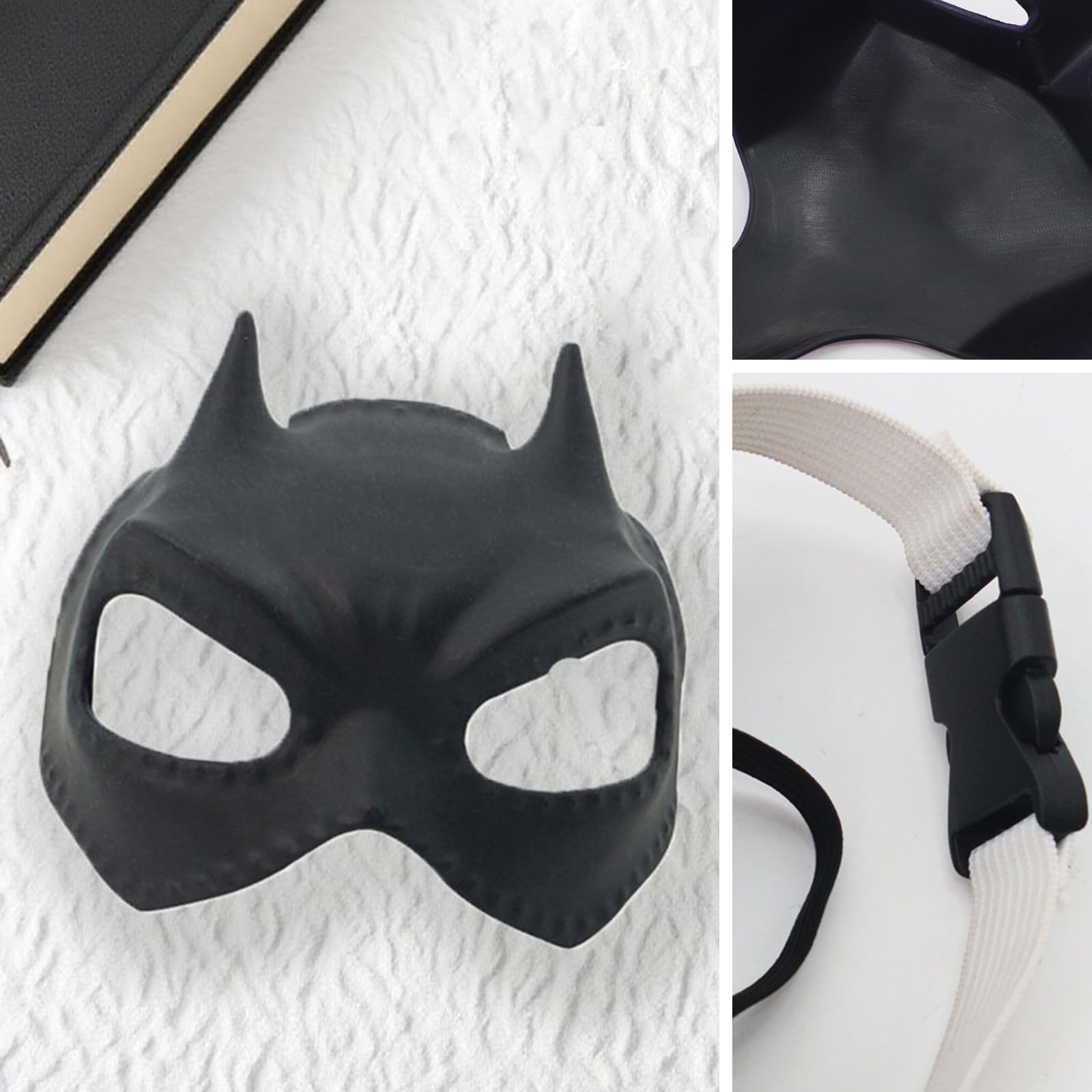 Ricomso Cat Bat Mask - Funny Bat-Style Costume Mask for Cats Lightweight Plastic Fancy Dress Accessory, Halloween & Cosplay Pet Gift - Image 3