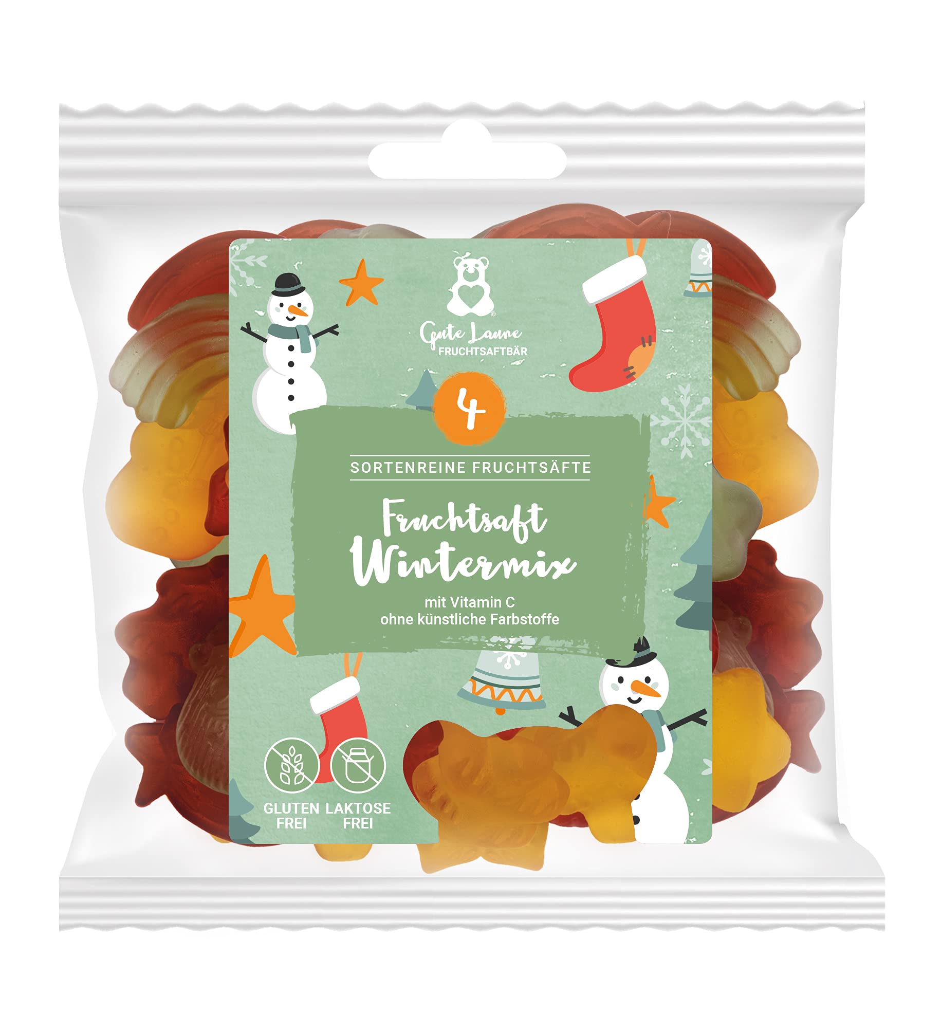 naschlabor | Weihnachtsgeschenkbox groß | Fröhliche Weihnachten zum Naschen und Genießen | Die Weihnachtsgeschenkbox für die Familie, Freunde und Bekannte