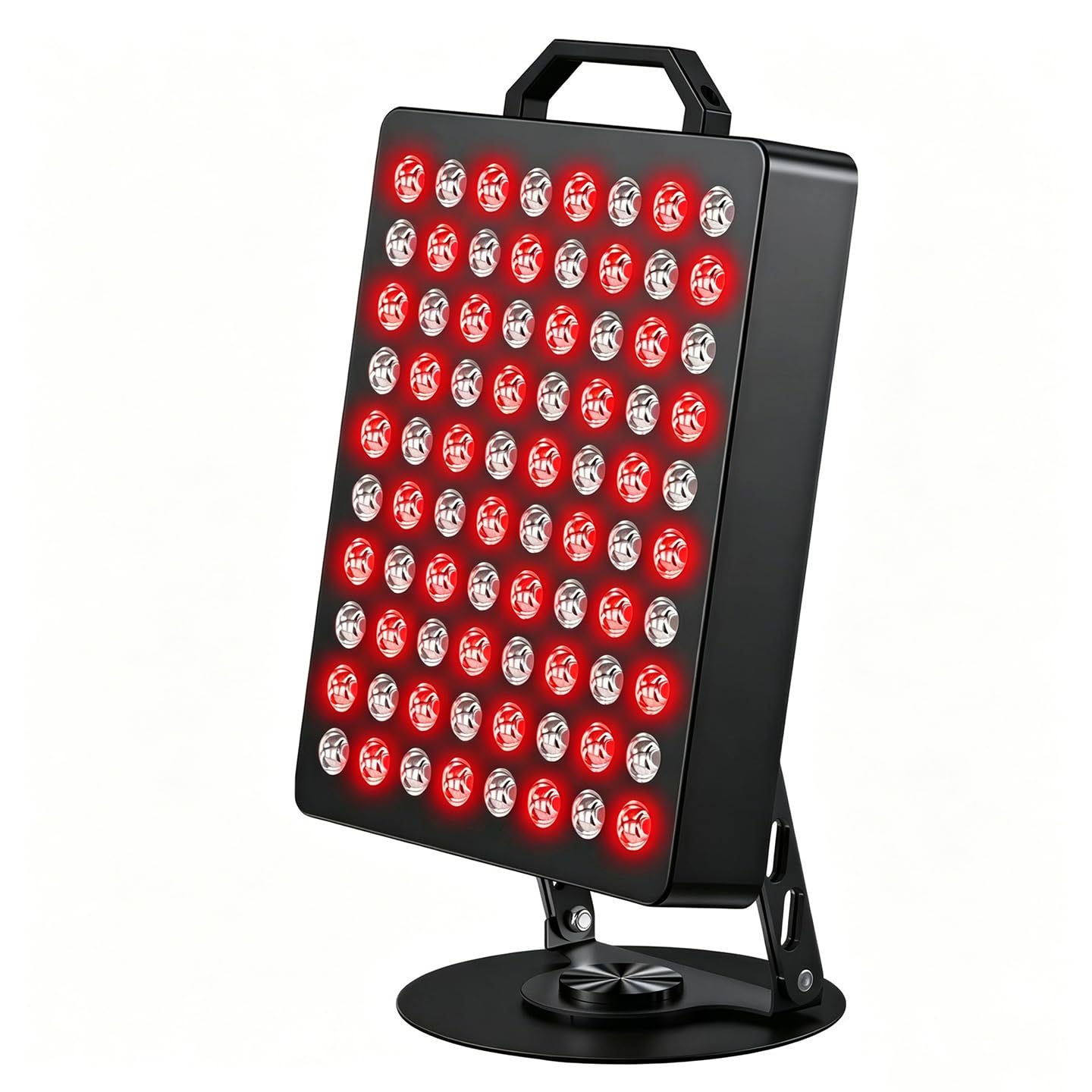 Rotlichttherapie Panel Lampe, 80 LEDs Red Light,660nm & 850nm Therapielampe Infrarotlampe geeignet leistungsstarkes Rotlichtgerät für Familie, Sport und als Geschenk