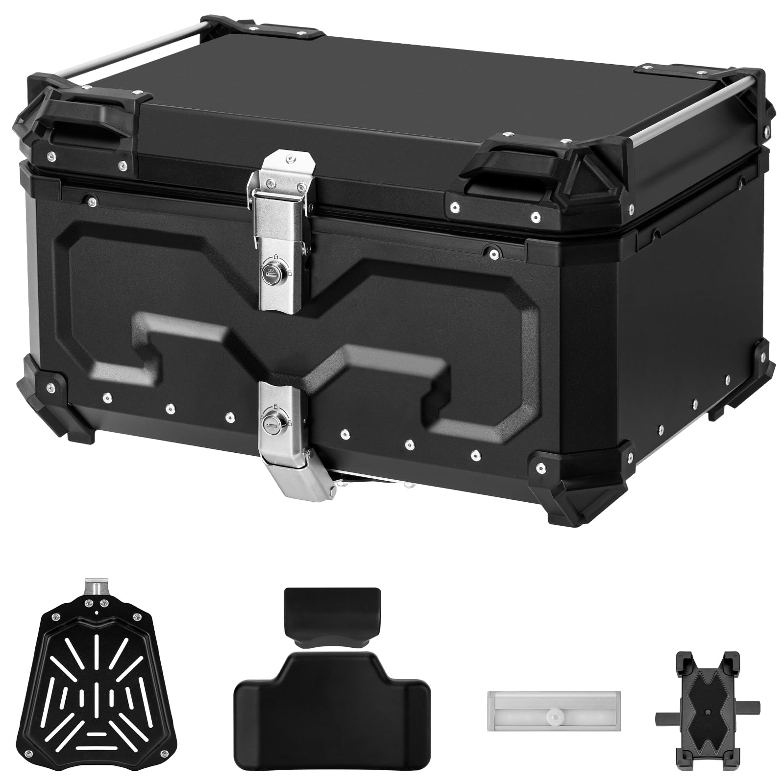 Amazon | MOTOSTAR バイク リアボックス バイク用 45L/55L/65L