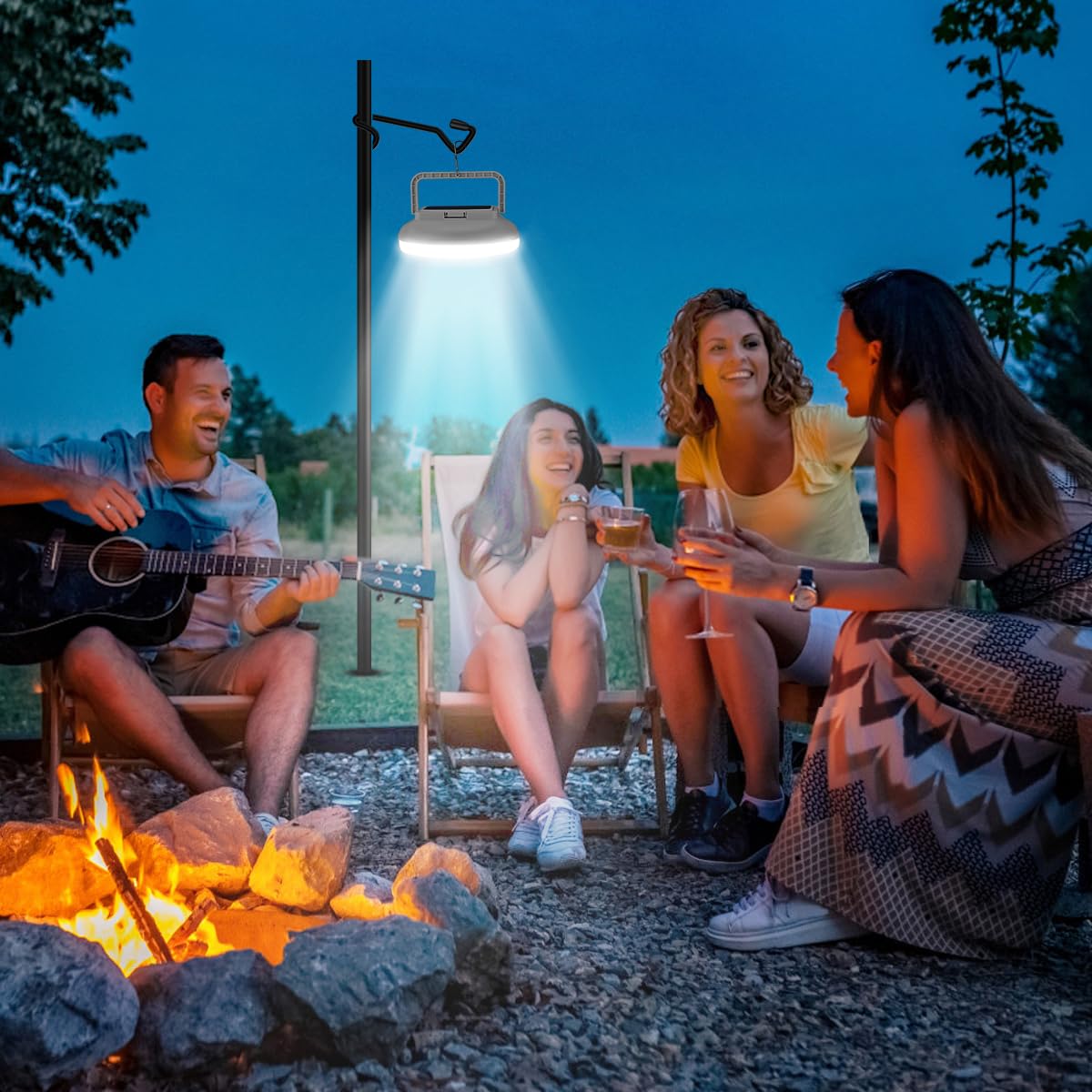 Luz solar USB de camping con control remoto, linterna portátil para camping, impermeable, lámpara de tienda de campaña al aire libre para camping, toldo, emergencia de huracanes, cortes de energía