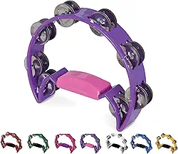 Pandeirola Meia Lua Spanking Policarbonato Selecione a cor (Lilás)